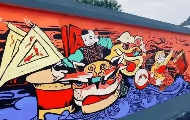 什么是墙绘艺术就是在墙面上绘画的艺术表现形式