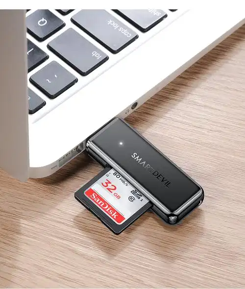 0高速相机手机电脑两用车载行车记录仪typec 象牙白sd/tf双卡单读*1gb