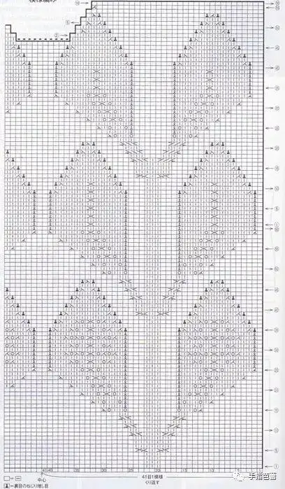 大叶子花编织的毛衣  附图解