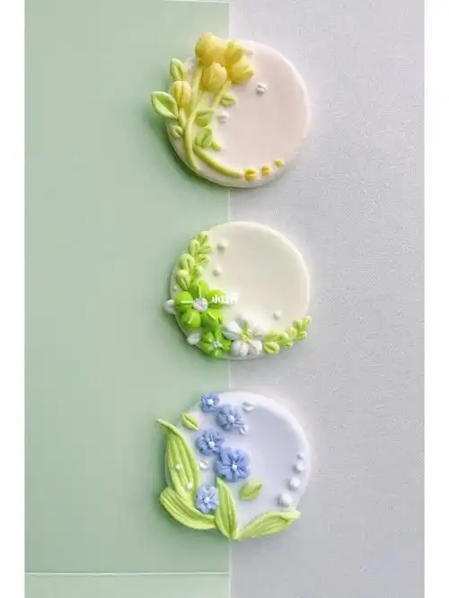 粘土花朵冰箱贴