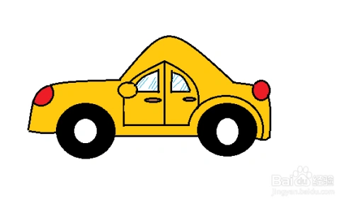 小轿车简笔画怎么画