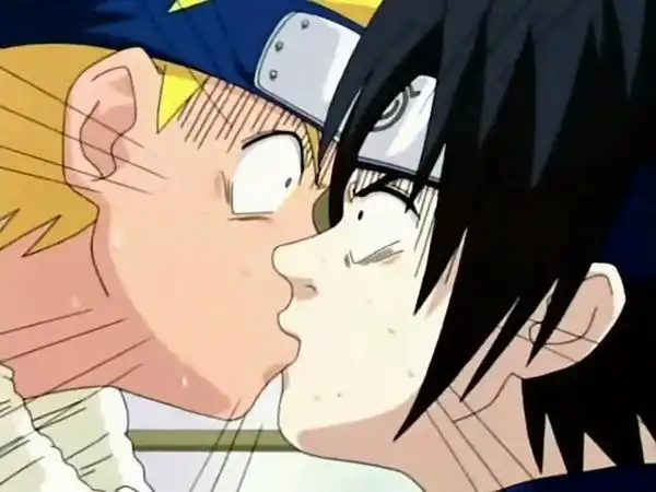 鸣人与佐助接吻