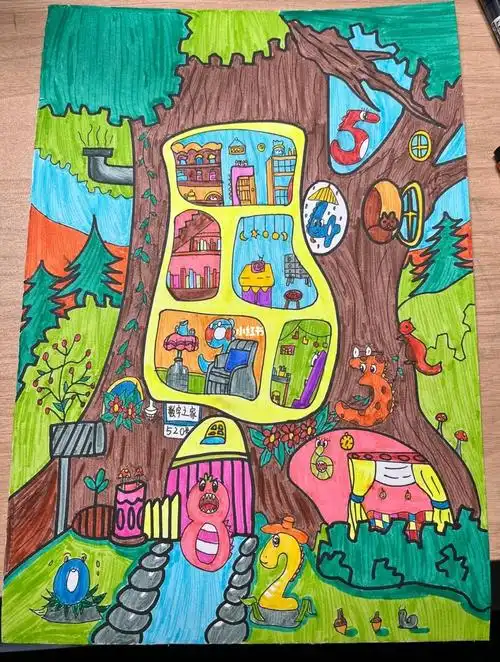 一年级上数学数字画