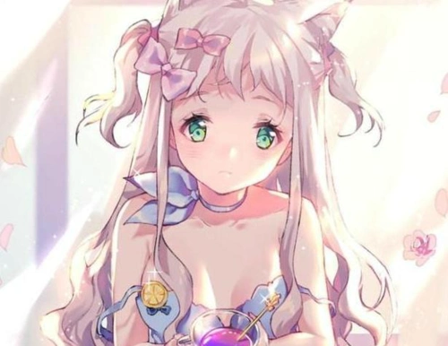 动漫金色长发美少女萌图精选壁纸十二星座白羊座美图图集