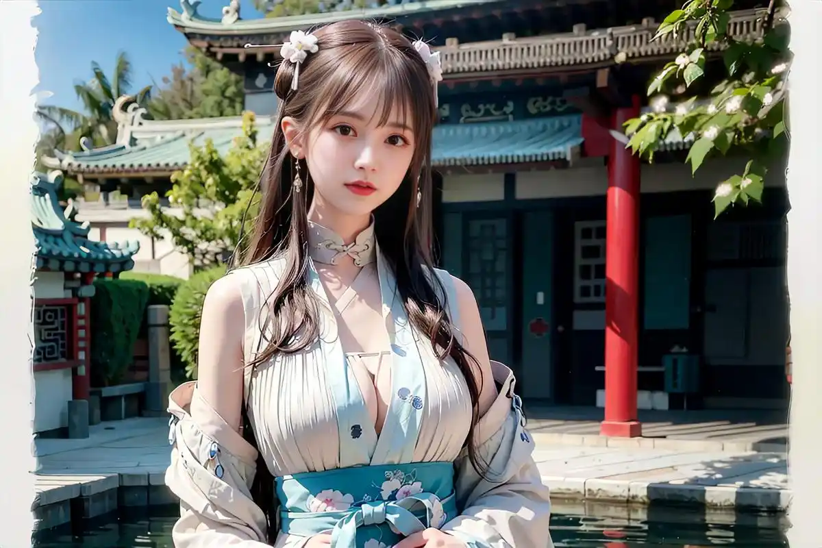 ai生成的仙侠美女