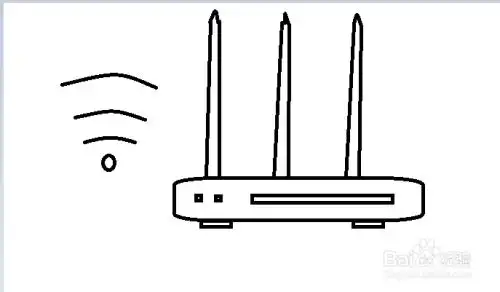 无线路由器简笔画