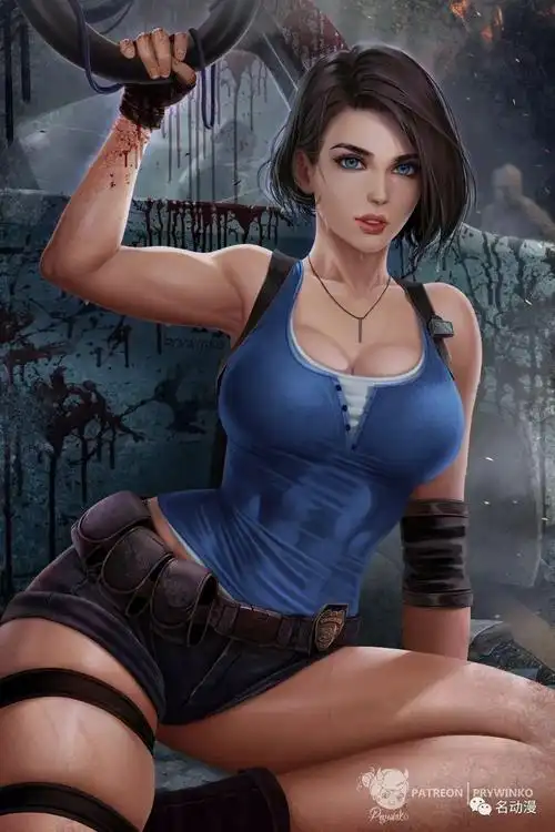 怎么绘画肌肉型的女生?