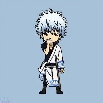 银魂坂田银时q版头像高清好看的坂田银时q版头像图片