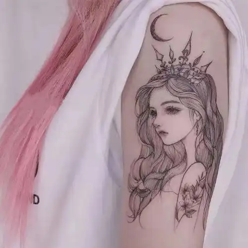 纹身欧美网红仙女草本果汁持久防水反光保持身体彩妆