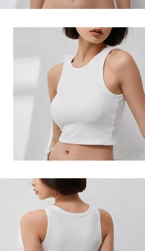 tinge针织露脐带胸垫内搭美背内衣抹胸打底无袖吊带背心女夏外穿薄款