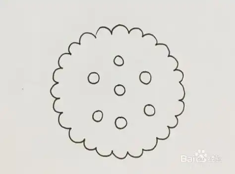 饼干的简笔画怎么画