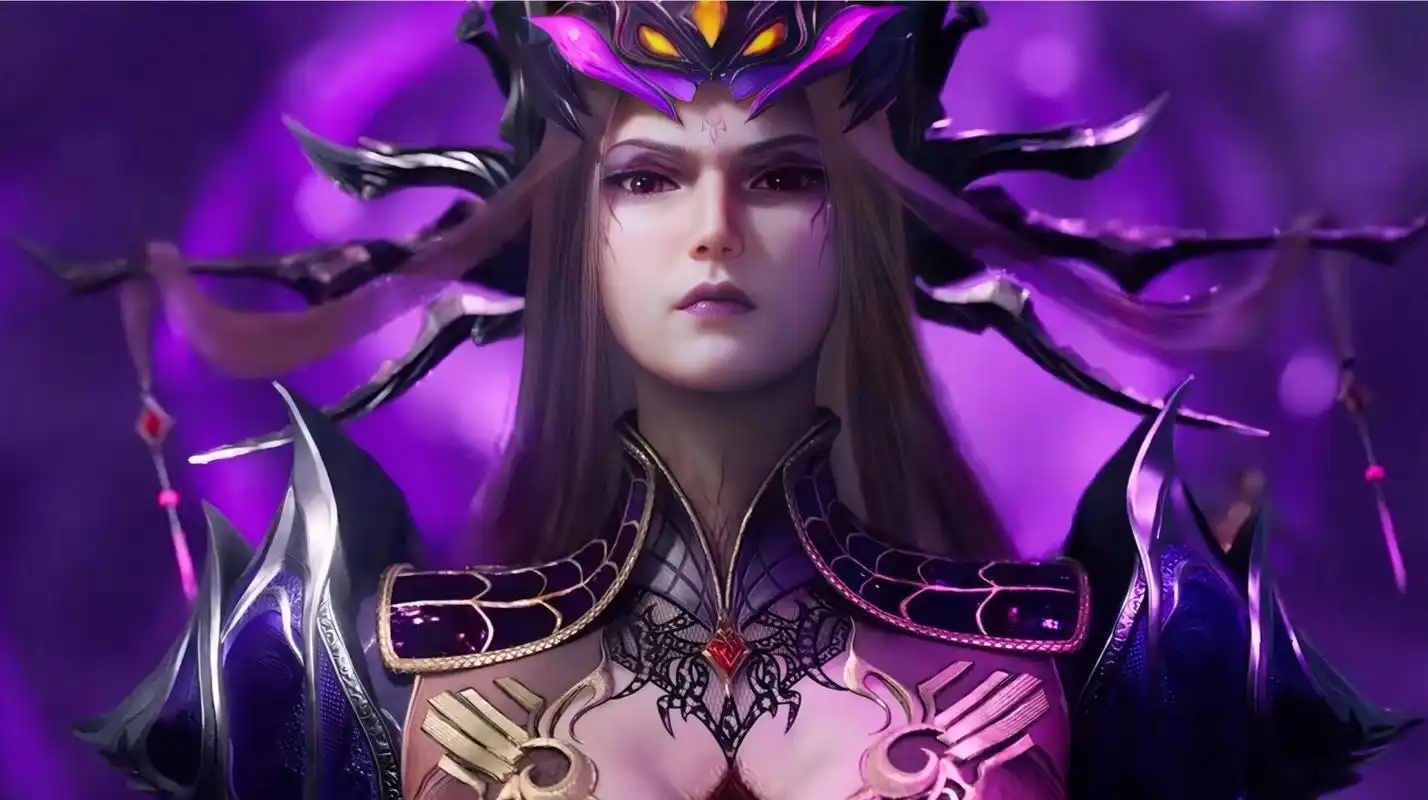 比比东神装壁纸 比比东最终也成神了,跟她修炼得挺像成了罗刹神