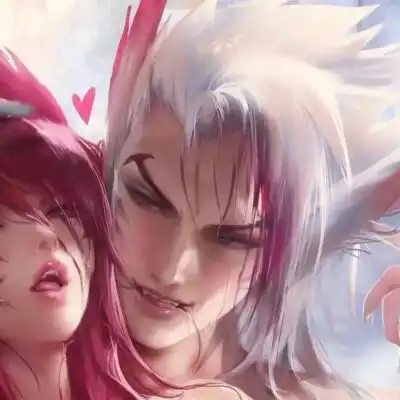 lol情侣头像 霞洛