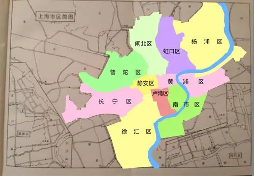 上海行政区划图上海行政区划地图