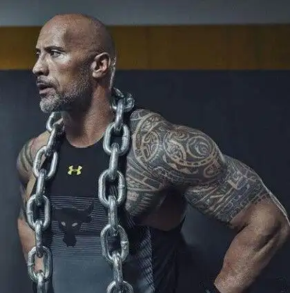 巨石强森纹身纹身肌肉猛男道恩强森的图案赏析99