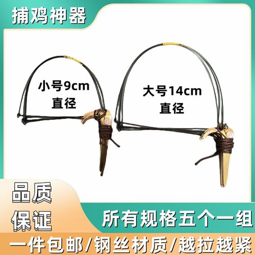 鱼竿专用地插即插即用捉绳套抓鸡鸭鱼鹅鸽户外加粗加长不锈钢地钉
