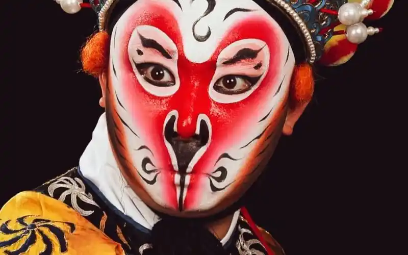 司献伟 霓裳雅韵京剧摄影 京剧脸谱之 美猴王