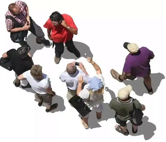 鸟瞰人物免扣素材52套 - 海南bim-bim吧