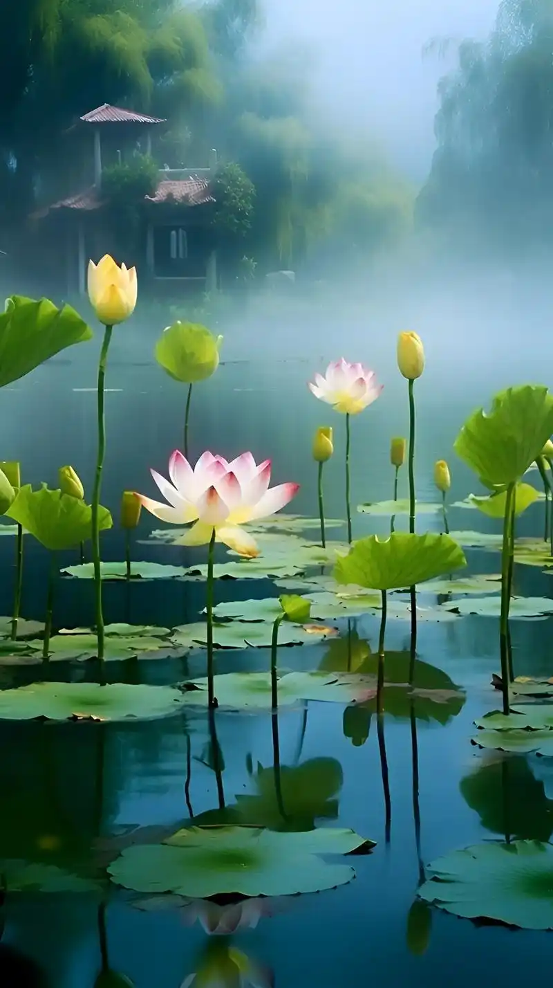 西湖美景,雾里看花,如置身仙境.迷 - 抖音