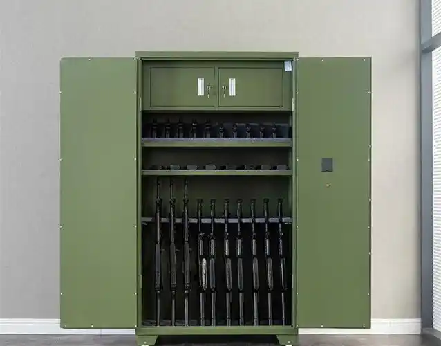 河南数字化智能枪柜全钢弹药柜 郑州单双开枪柜智能尾箱柜定制