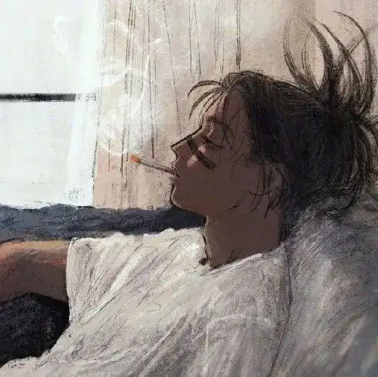 进来拿男生头像丨一组又丧又丧的男生头像