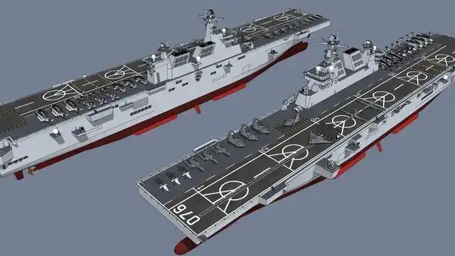 舰体已成型第三艘075两栖攻击舰终于现身未来会造多少艘