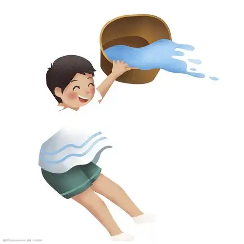 关键词:泼水节泼水的男孩手绘人物设计 复古肌理 卡通 泼水节 泼水