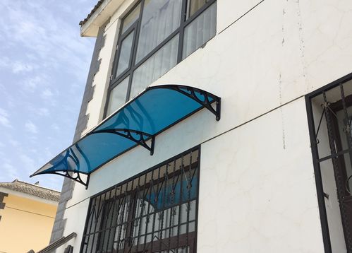 美利坚户外包邮无声阳雨篷支架遮阳遮雨棚耐力板窗户露台空调雨搭