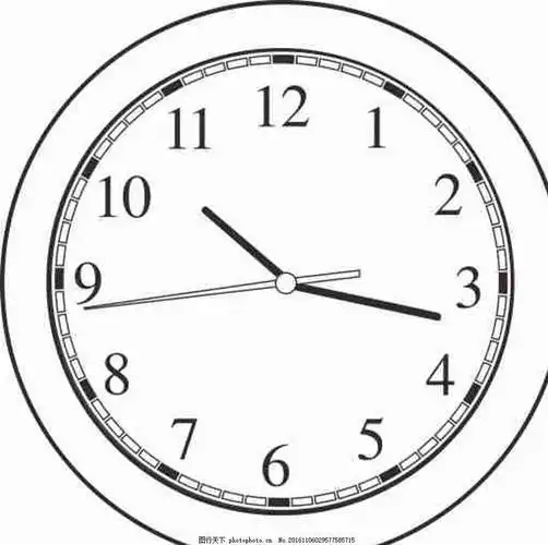 漂亮的钟表简笔画图片 漂亮的钟表简笔画图片黄色