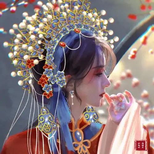 赵丽颖的戏曲头像