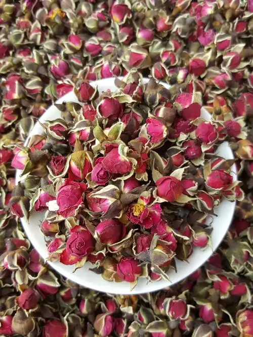 云南金边玫瑰花茶散装500克花草茶叶玫瑰干花小金边玫瑰花茶叶