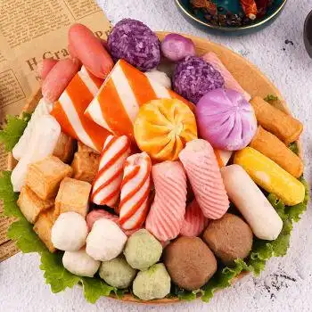 火锅丸子食材混合各种组合撒尿牛肉丸子鱼丸麻辣烫关东煮配菜腾旺纳跃