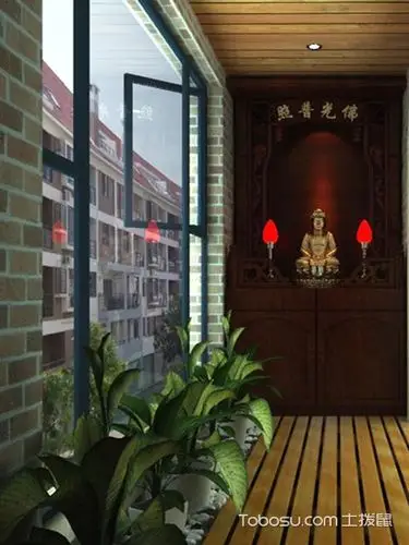 阳台摆放物品的风水忌讳之阳台不能摆放神位