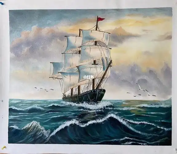 乘风破浪_绘画_绘画日常_文化_绘画