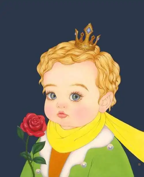 而她最为知名的还是萌宝系列,不管是改编名画,还是致敬名人,她笔下