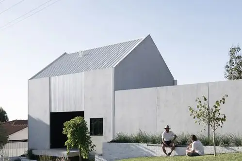 澳大利亚有一个由清新混凝土凝注的房屋:house a