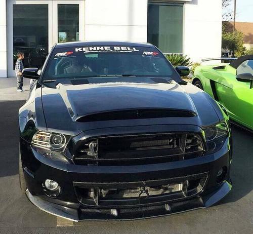 老款福特野马gt500改装蝰蛇碳纤维中网 野马碳纤进气格栅 水箱网