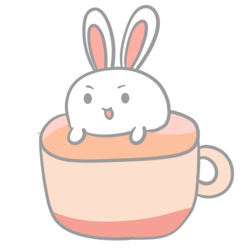 可爱卡通水杯小萌兔表情包