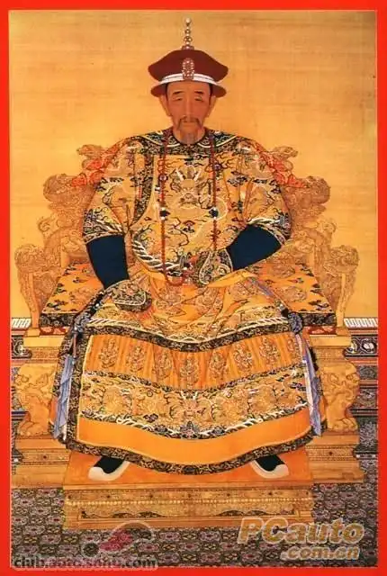 谁有清朝皇帝坐龙椅的图片?越大越清晰越好