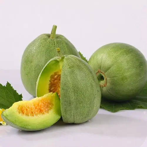 绿宝甜瓜水果小甜瓜甜脆香瓜绿宝石头茬甜瓜现摘现发5斤装 包邮