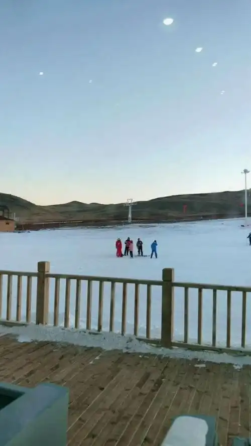 大河湾国际滑雪场,今日试营业