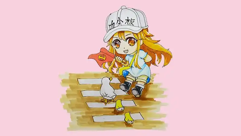 q版血小板怎么画