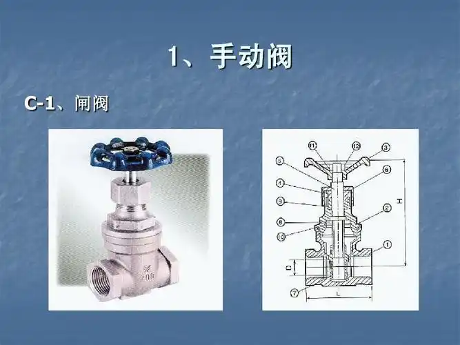 给排水常用阀门介绍大全ppt