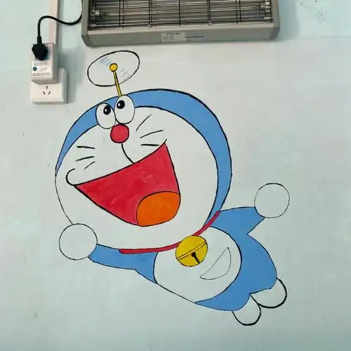 哆啦a梦环创主题墙
