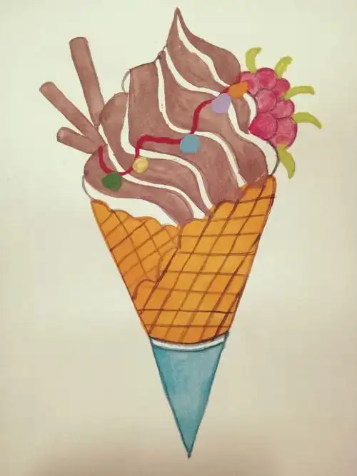 冰淇淋甜筒
