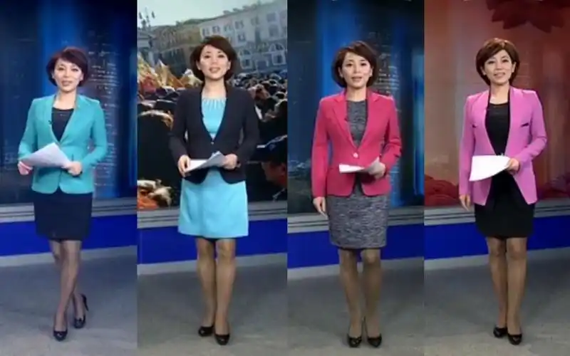 央视劳春燕油亮丝袜主持《焦点访谈》,用穿搭俘虏你的心