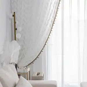 窗纱白色遮光图片