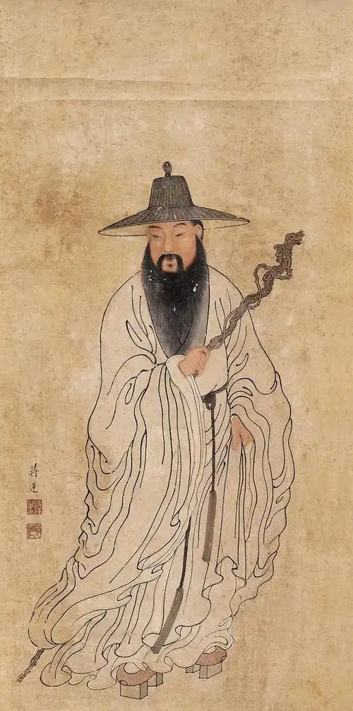 清代名家蒋莲人物画作品