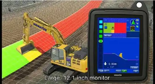 被上传到智能施工系统的云端客户端——小松云(komconnect)