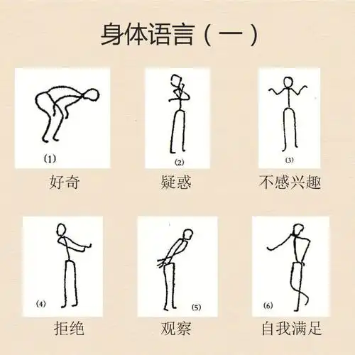 洞察他人心理身体动作语言